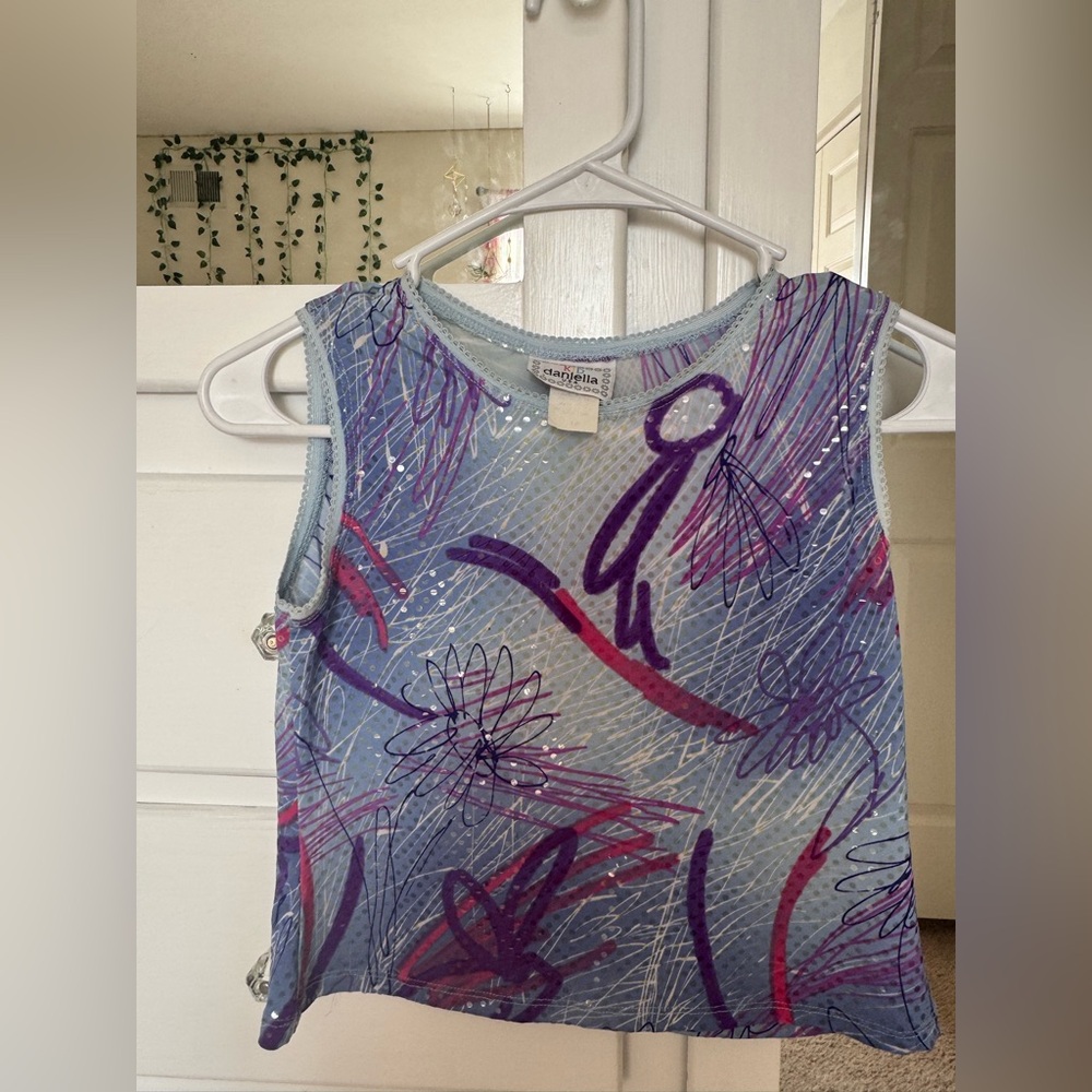 Colorful Patterned Sleeveless Top